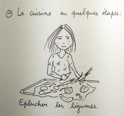 Eplucher les légumes