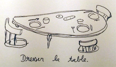 Dresser la table