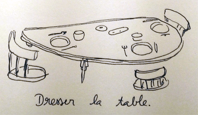 Dresser la table