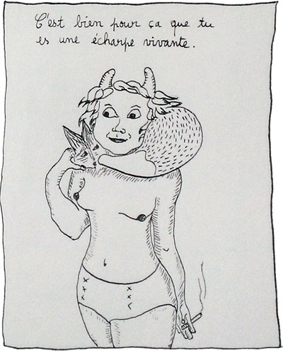 Mon écharpe est vivante