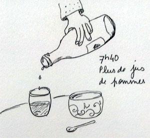 No apple juice today