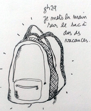 Le sac des vacances est un sauveur