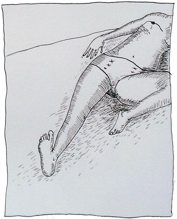 Terrassée par le venin