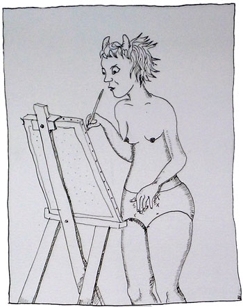 Peindre plutôt que faire l'amour.