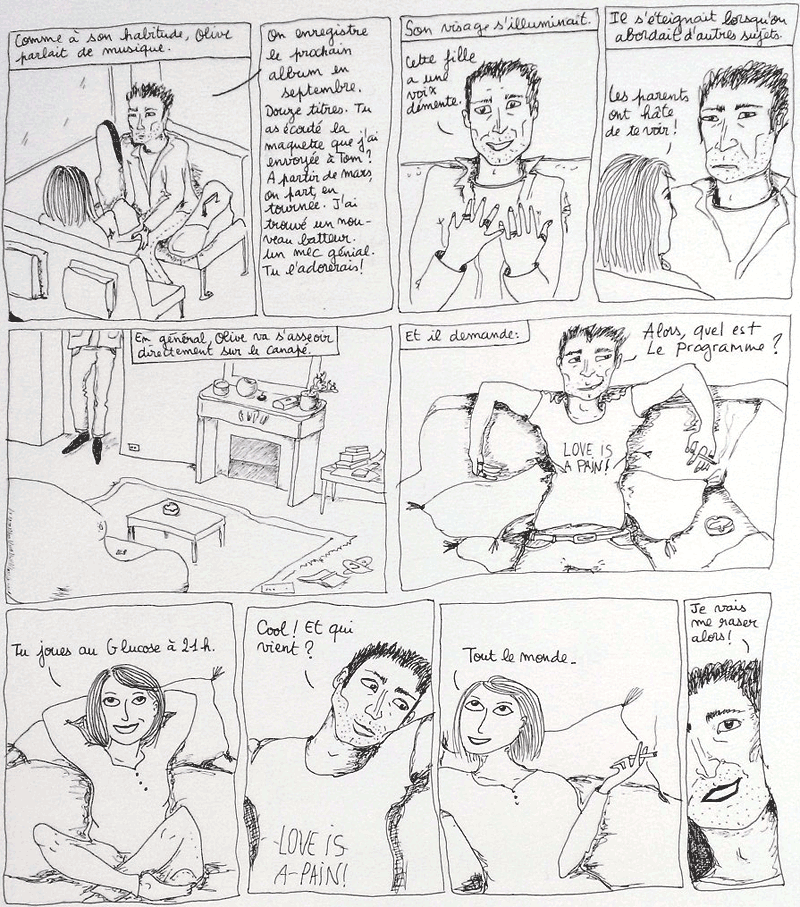 Par hasard et pas rasé