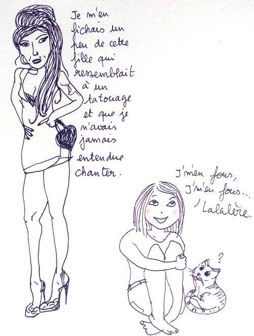 Amy ressemble à un tatouage