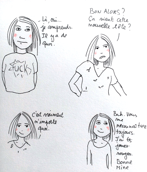 La tête de Pauline Buzy