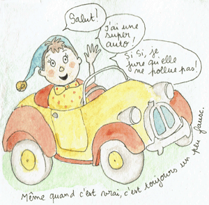 La voiture de Oui-Oui