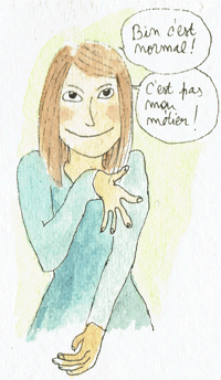 Je ne suis pas dessinatrice