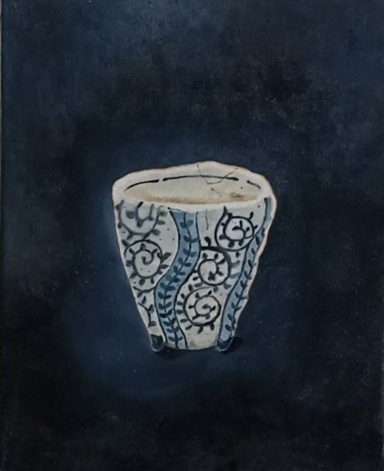 Ma tasse de thé - Peinture de Pauline Buzy